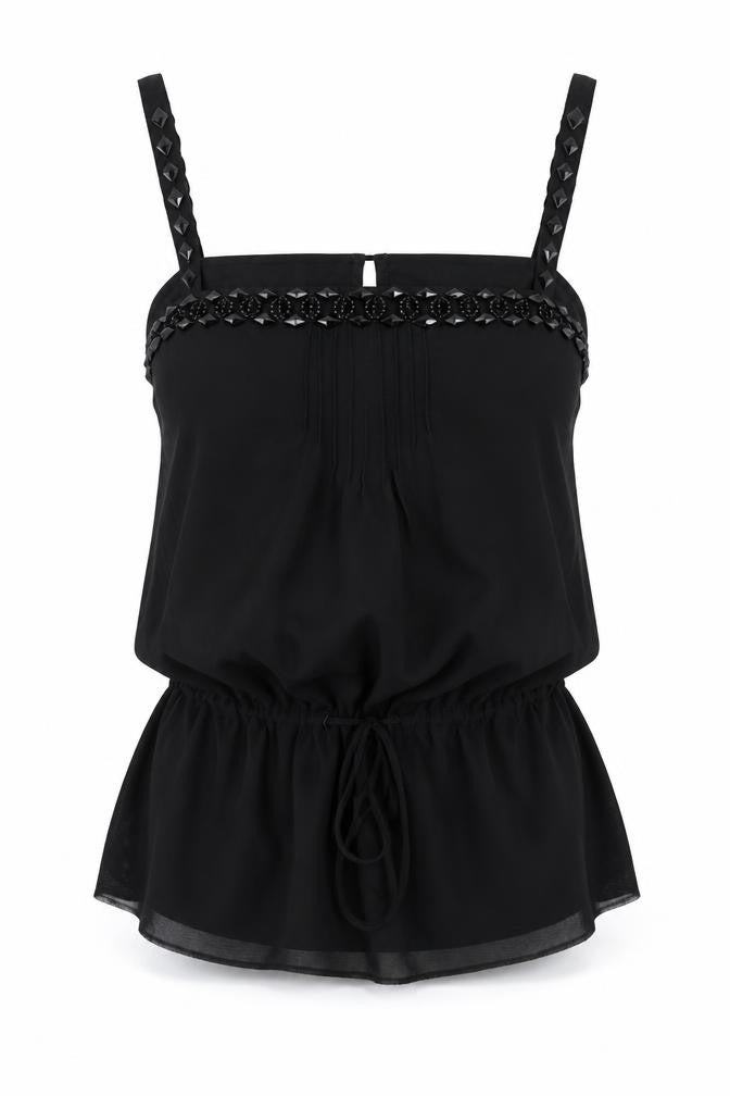 Oasis Womens Black   Basic Tank Size 14