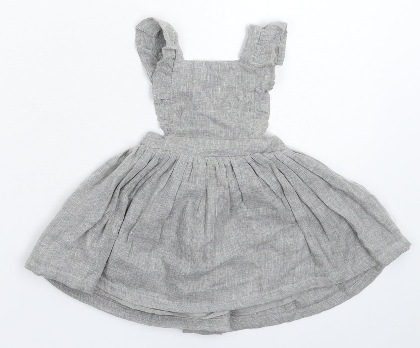 Matalan Girls Grey   Fit & Flare  Size 6-9 Months