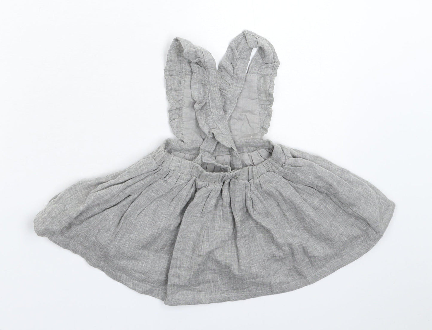 Matalan Girls Grey   Fit & Flare  Size 6-9 Months