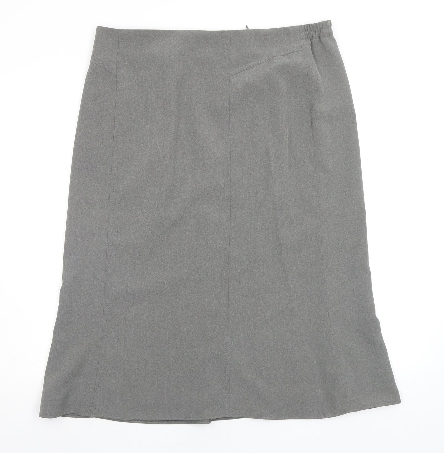habella Womens Grey   Flare Skirt Size 18
