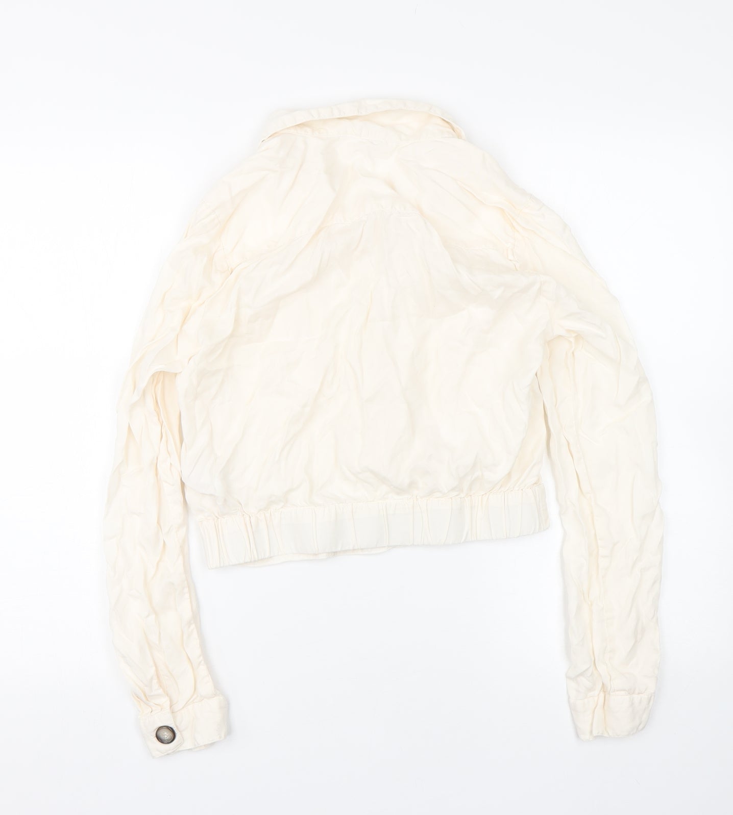 Miss Selfridge Womens White   Basic Button-Up Size 10