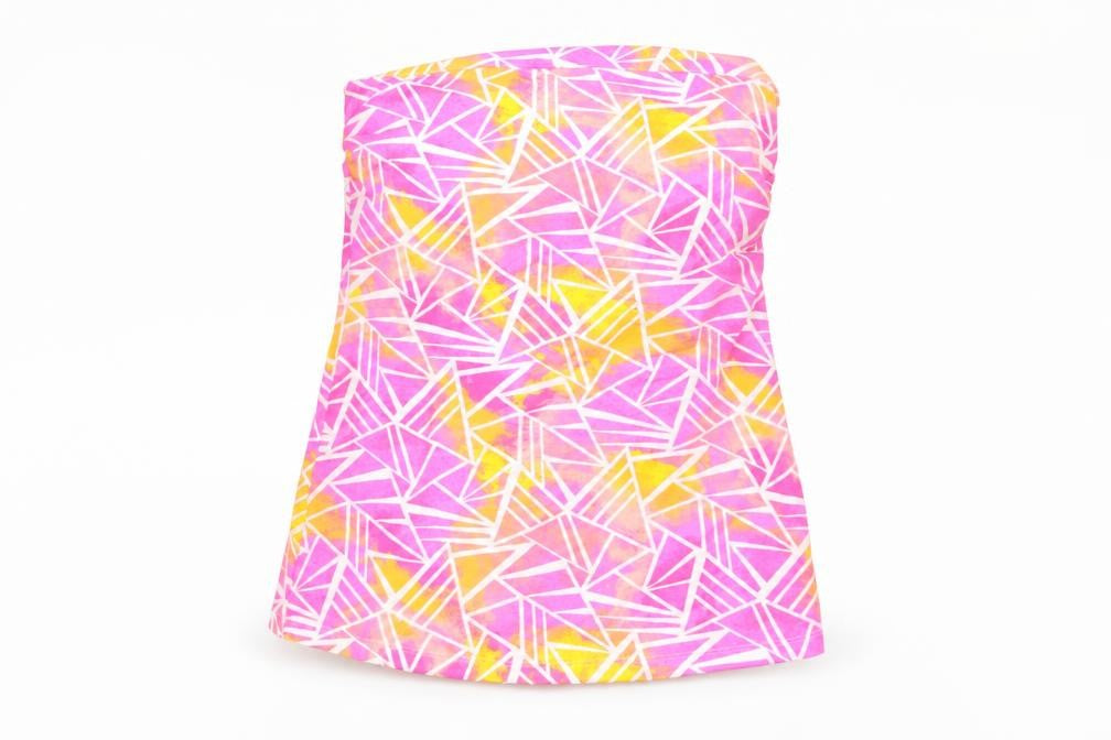 Papaya Womens Multicoloured Geometric  Wrap T-Shirt Size 12  - Summer
