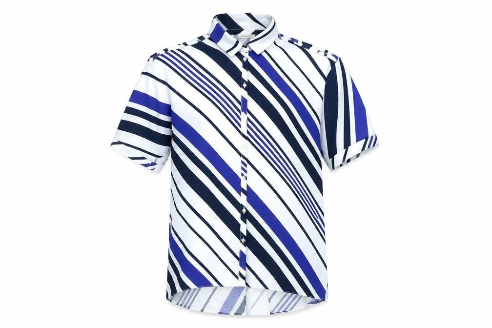 River Island Girls Multicoloured Striped  Basic Button-Up Size 9-10 Years