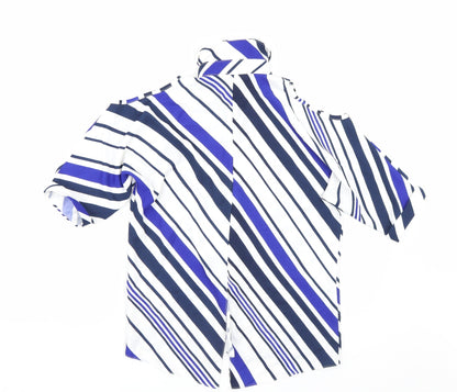 River Island Girls Multicoloured Striped  Basic Button-Up Size 9-10 Years