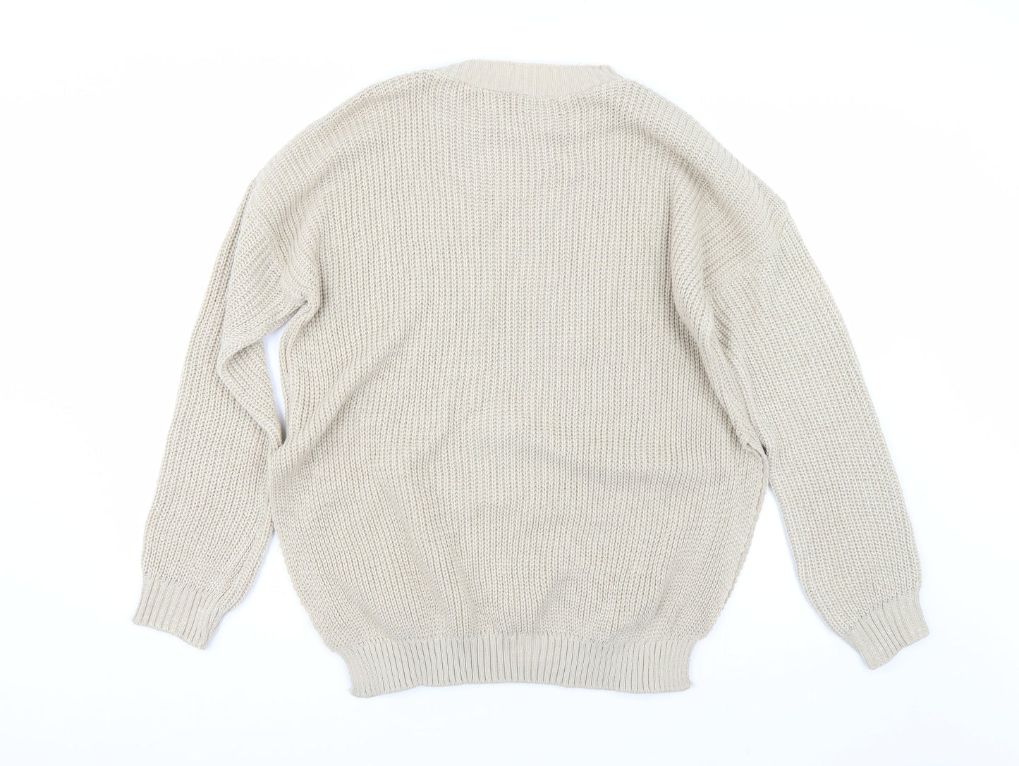 Femme Luxe Womens Brown   Pullover Jumper Size L