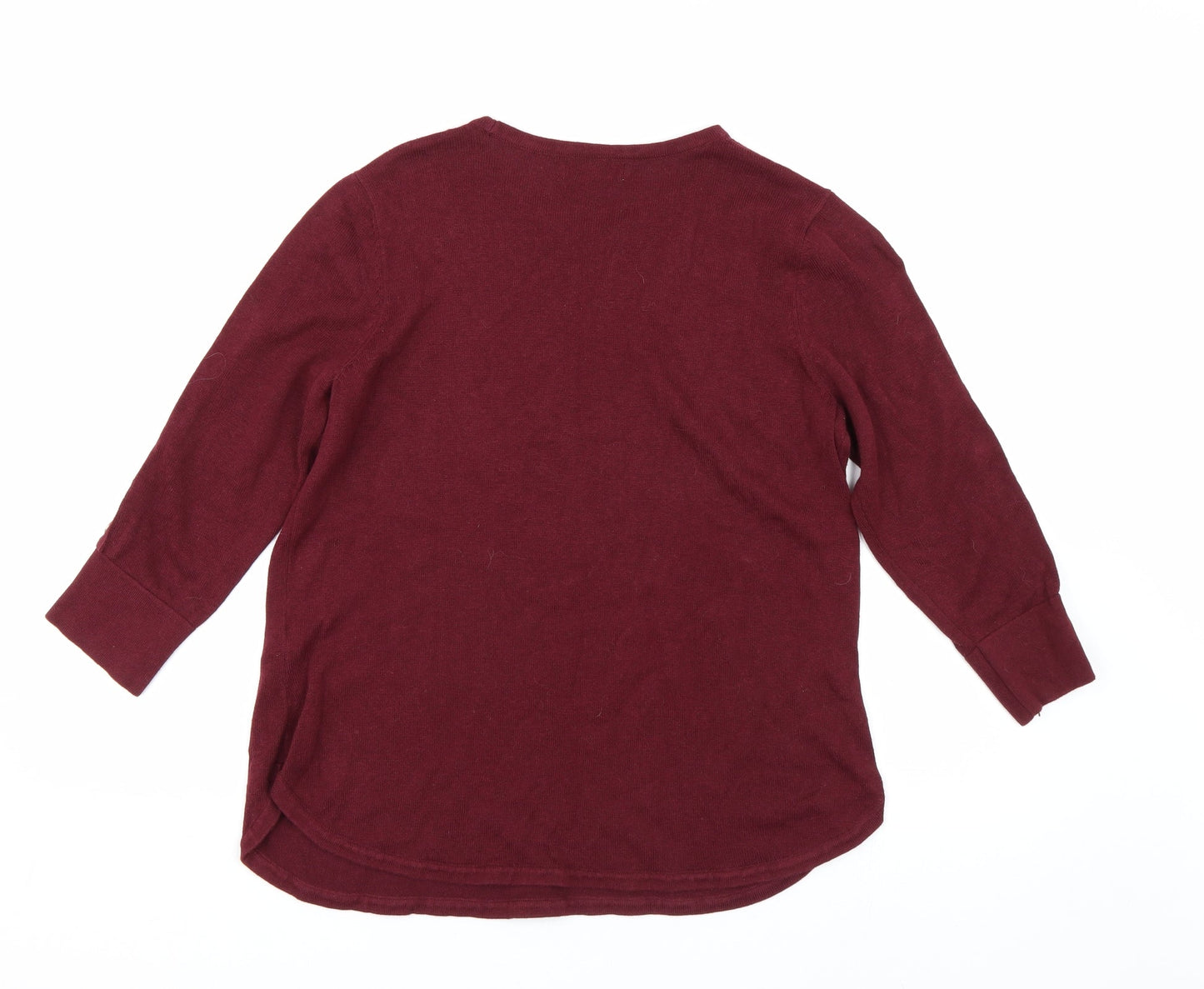 Monsoon Womens Red   Pullover Jumper Size M
