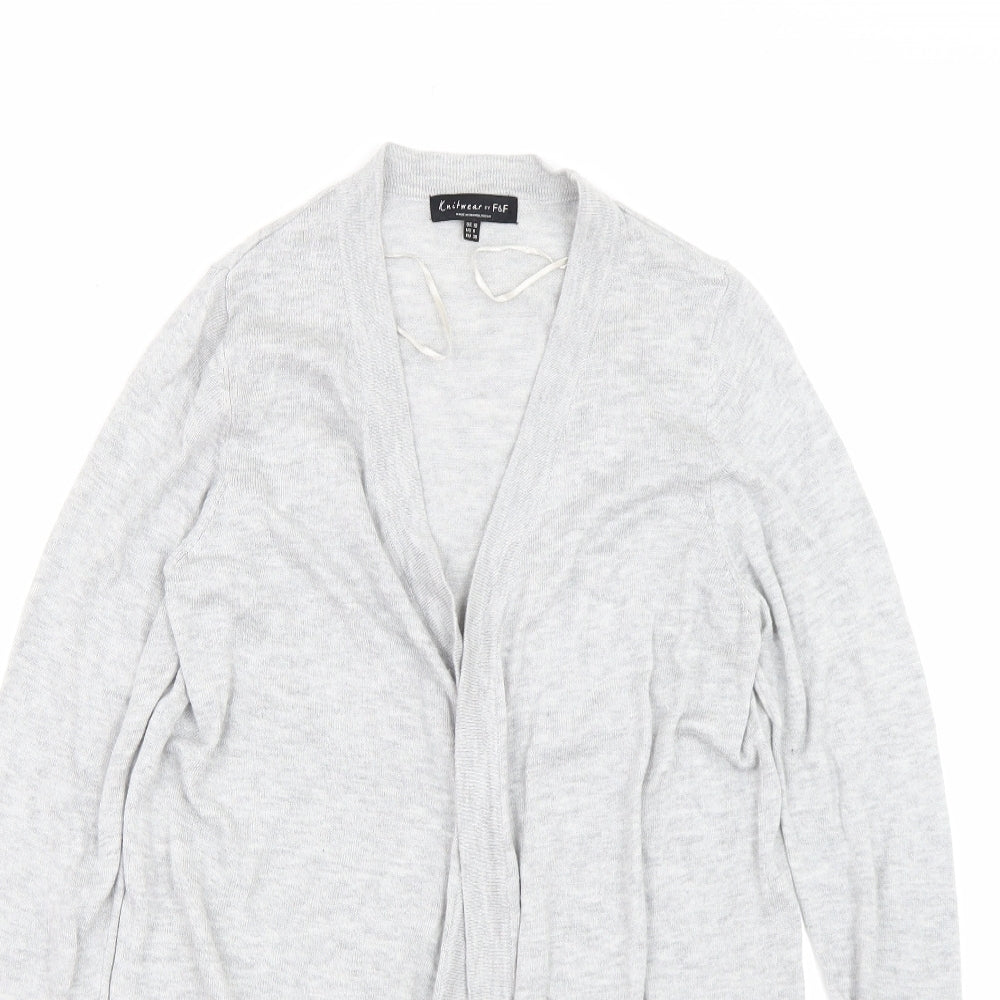 F&F Womens Grey   Cardigan Jumper Size 10
