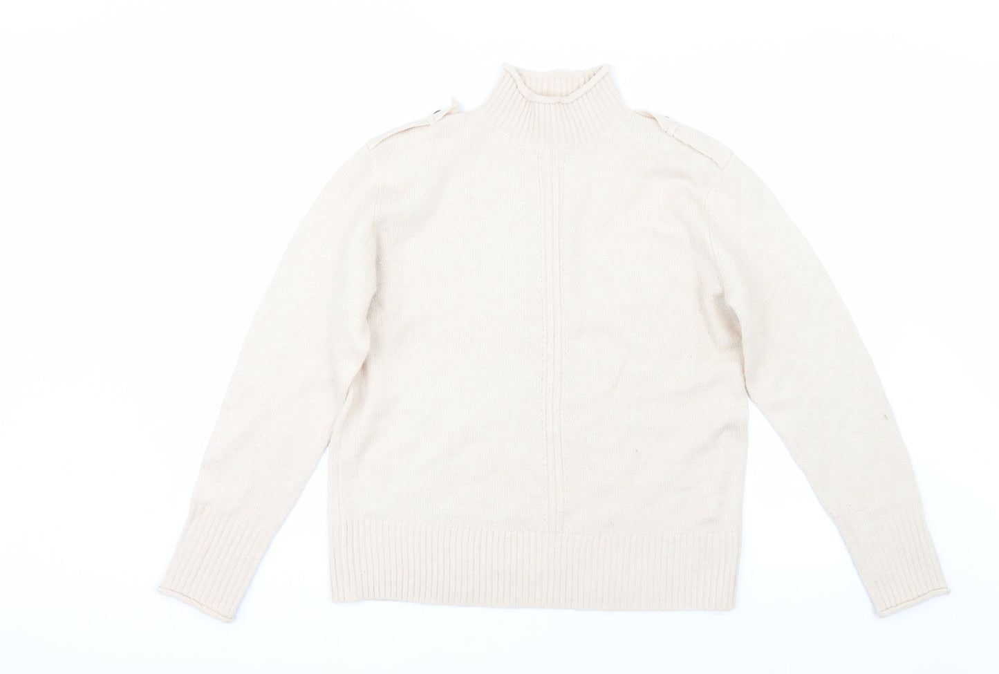 Warehouse Womens Beige   Pullover Jumper Size 10