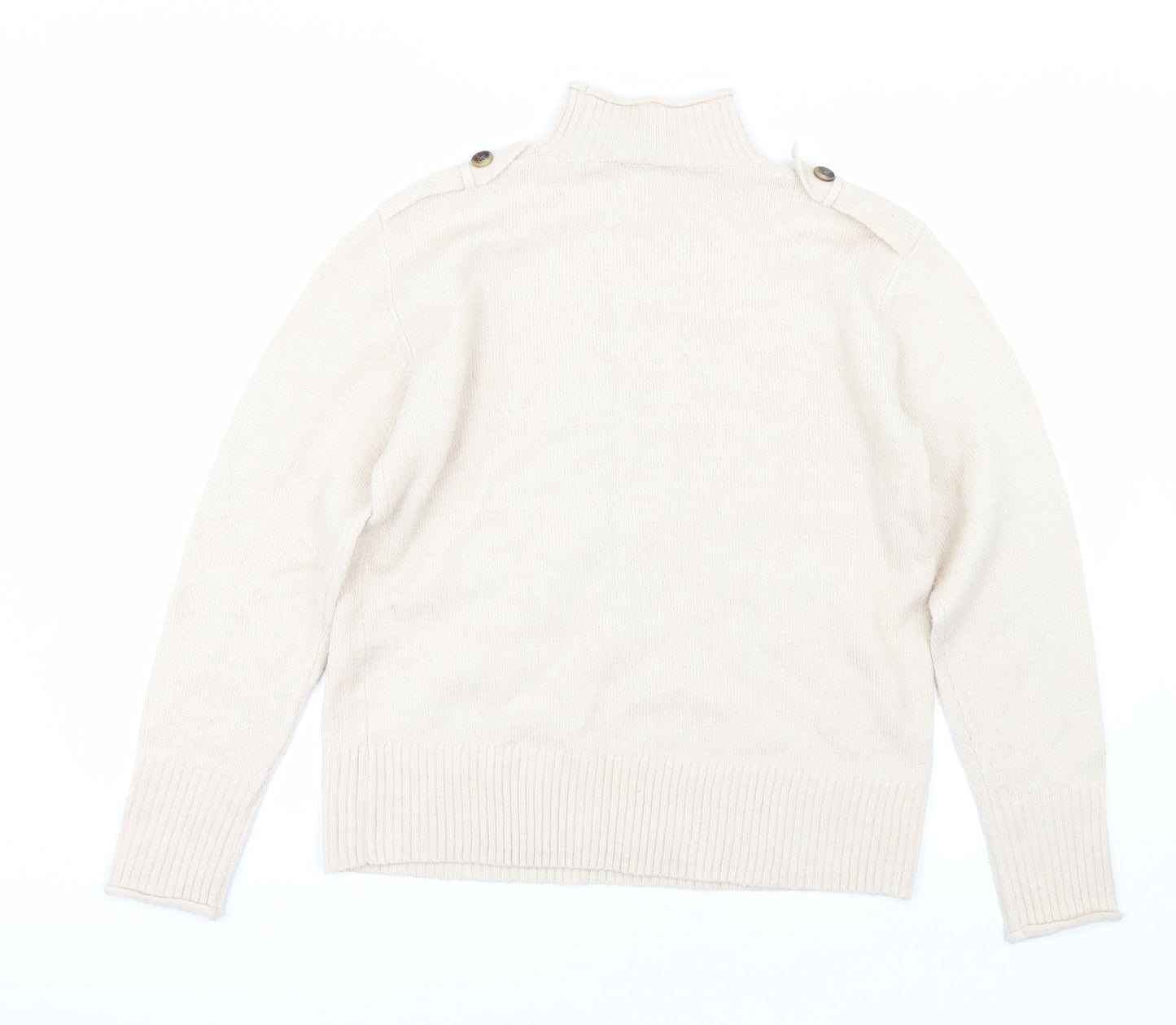Warehouse Womens Beige   Pullover Jumper Size 10