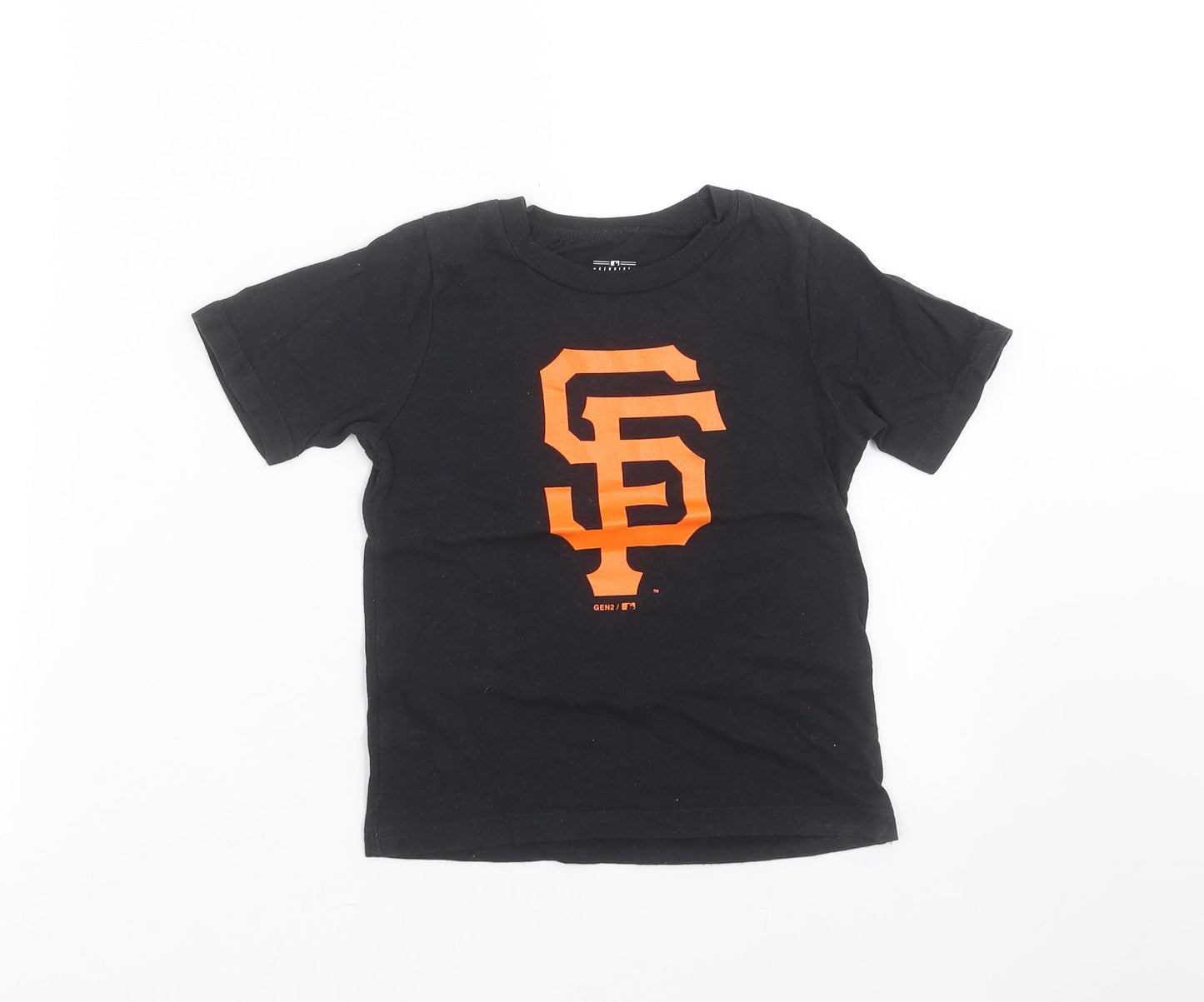 Genuine Merchandise Boys Black   Basic T-Shirt Size 3 Years