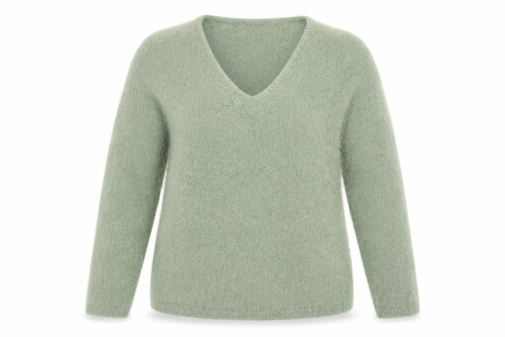 Beloved Womens Green  Knit Pullover Jumper Size XL