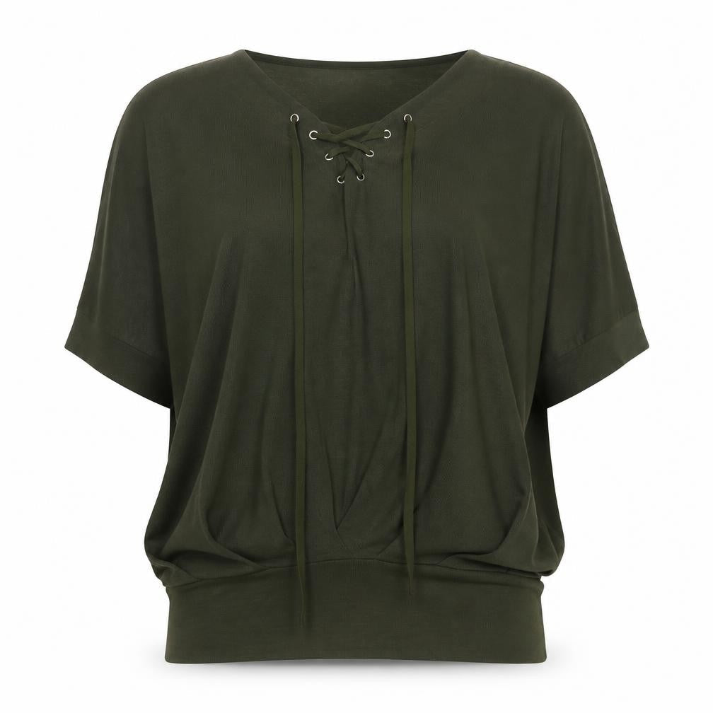 Voulez-Vous Womens Green   Basic Blouse Size S