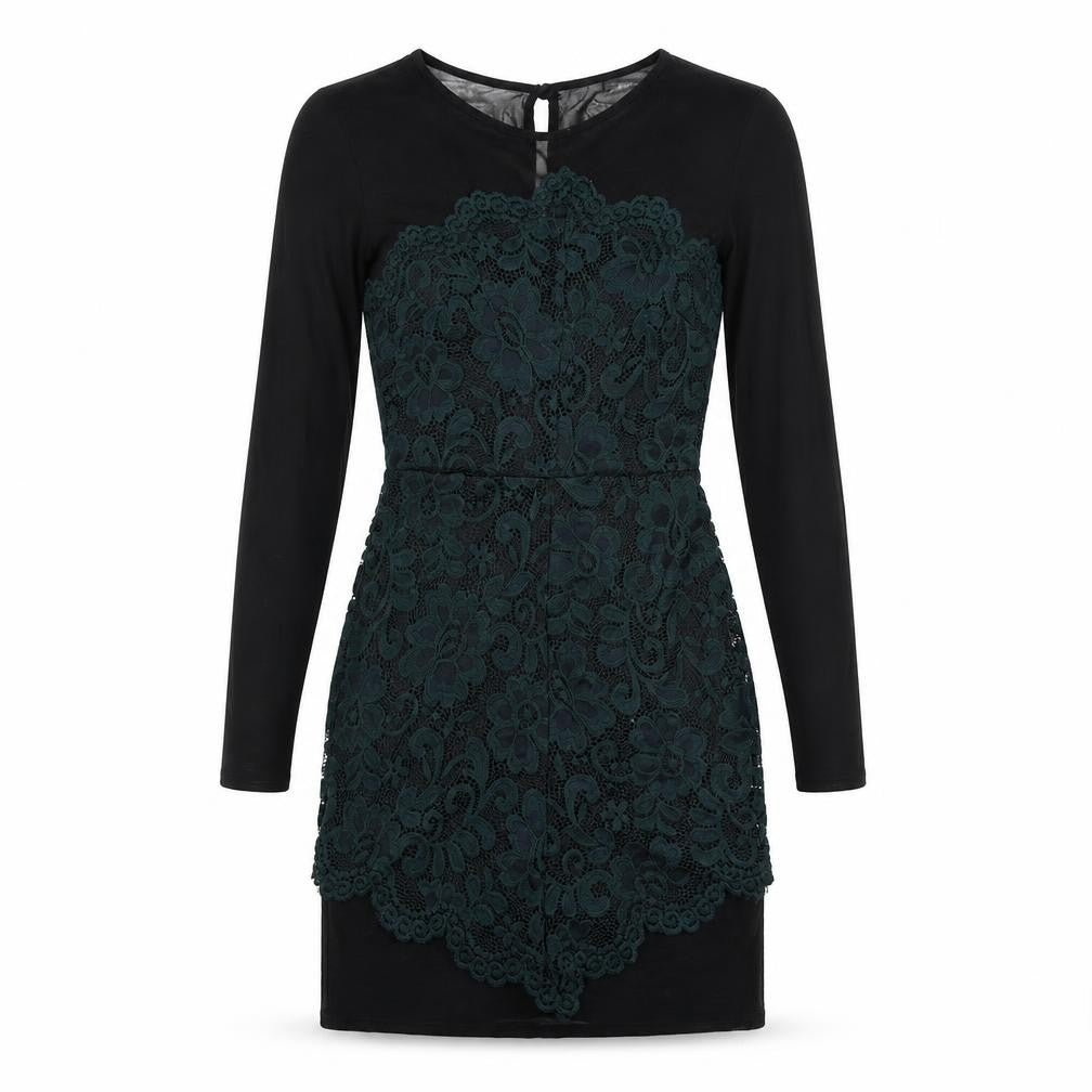 ASOS Womens Green Floral  Bodycon  Size 8