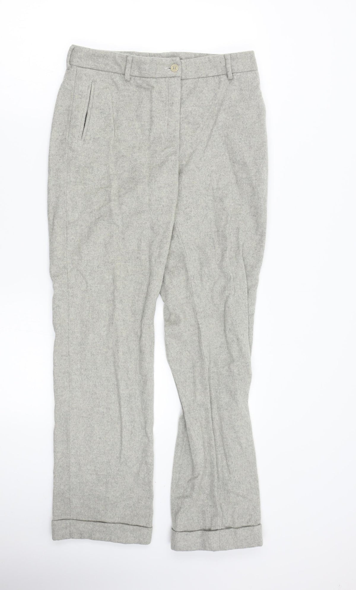 Preworn Womens Grey   Trousers  Size 10 L30 in