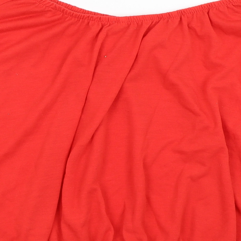 Atmosphere Womens Red   Basic T-Shirt Size 14