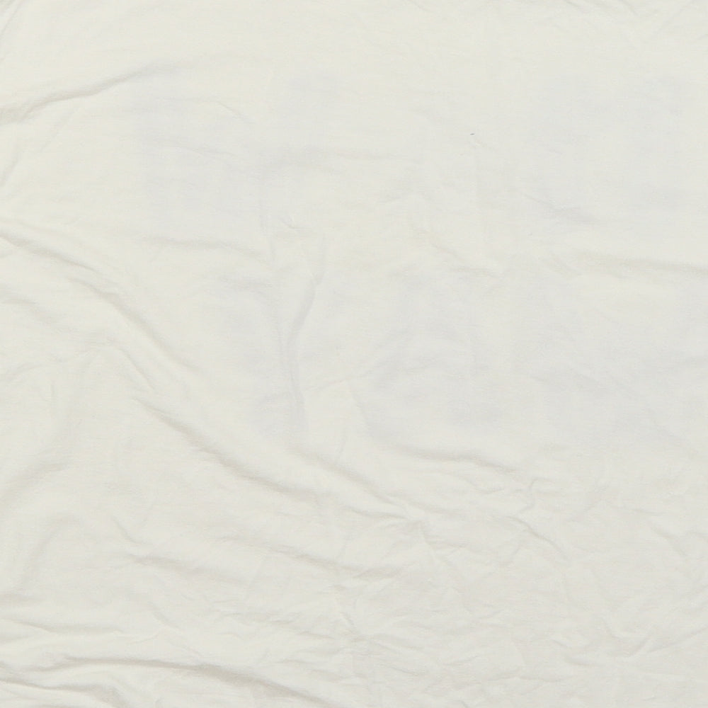 TU Womens Ivory   Basic T-Shirt Size 18  - Snow Way