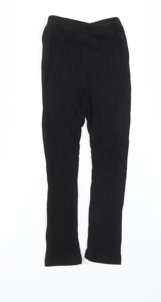 SheIn Girls Black   Sweatpants Trousers Size 5 Years