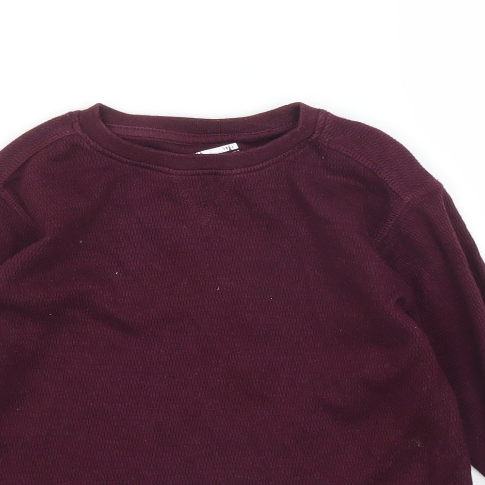 NEXT Boys Purple   Pullover Jumper Size 3 Years
