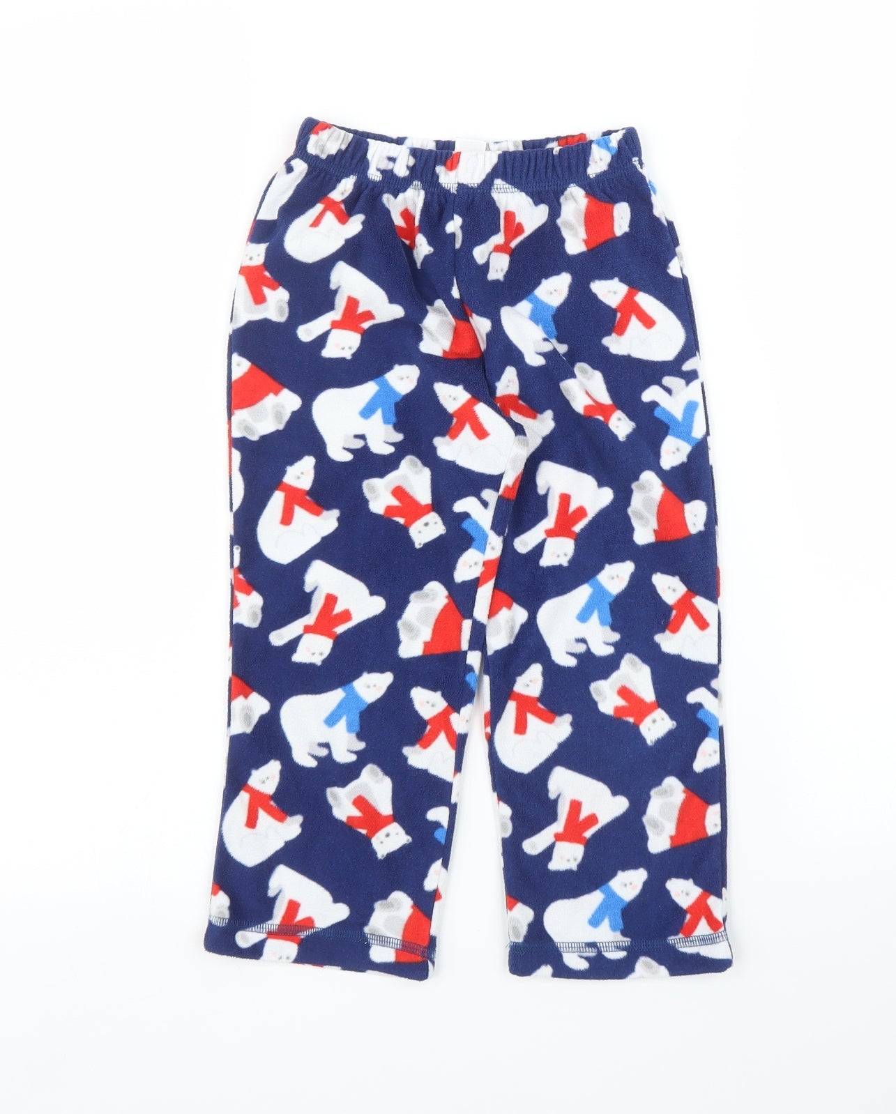 George Girls Blue Solid  Capri Pyjama Pants Size 4 Years