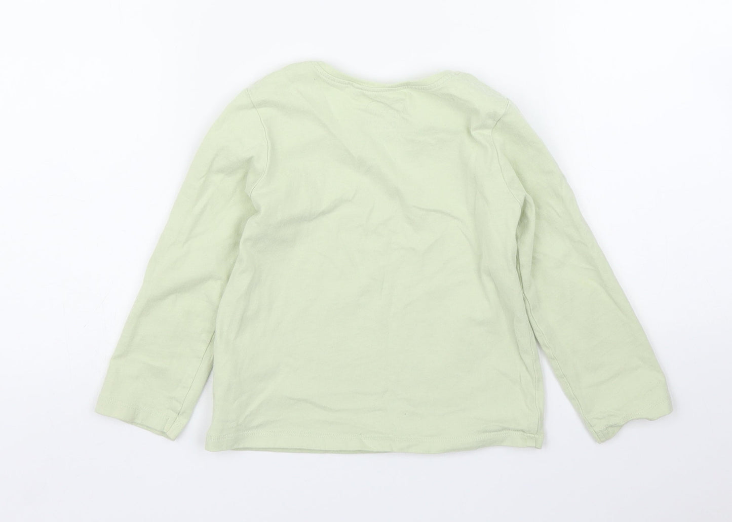 NEXT Girls Green   Basic T-Shirt Size 3 Years