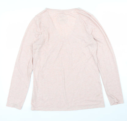 Preloved Debenhams Womens Pink   Basic T-Shirt Size 10 - Back
