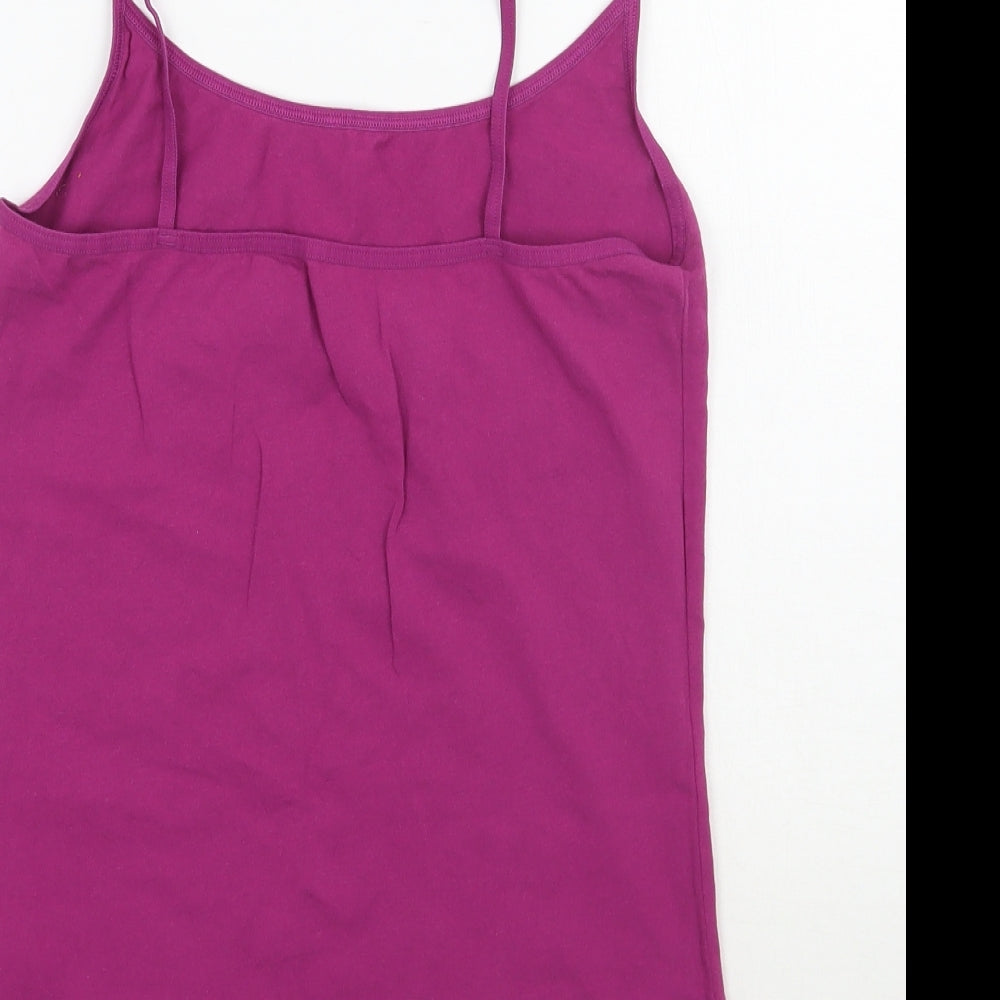 Marks and Spencer Womens Purple   Basic Tank Size 10