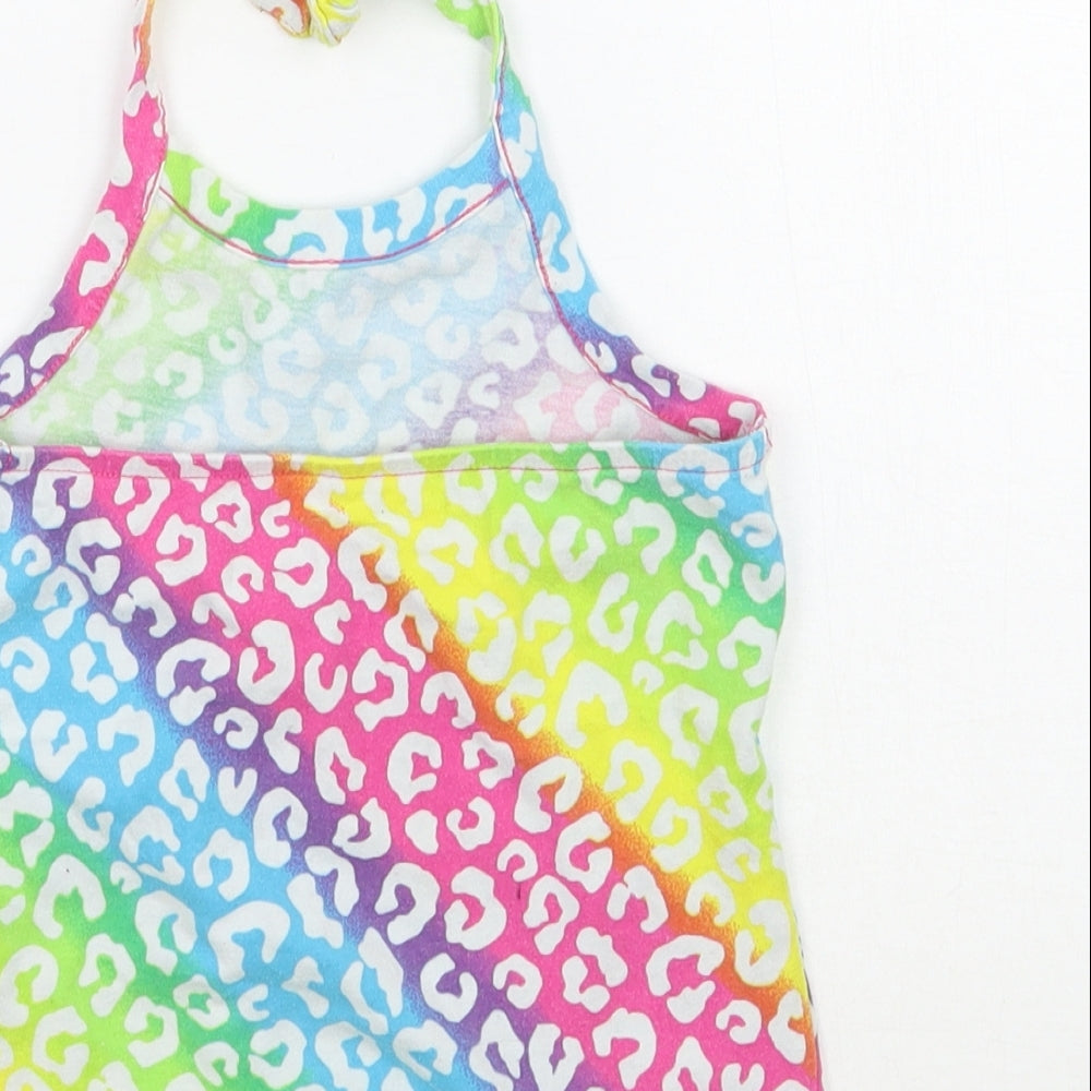1989 Place Girls Multicoloured Animal Print  Basic Tank Size 3 Years