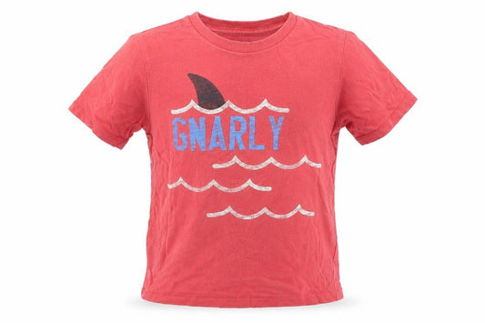 Gap Boys Red   Basic T-Shirt Size 5 Years