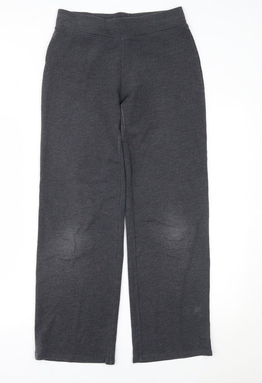 Marks and Spencer Womens Grey   Trousers  Size 8 L28 in