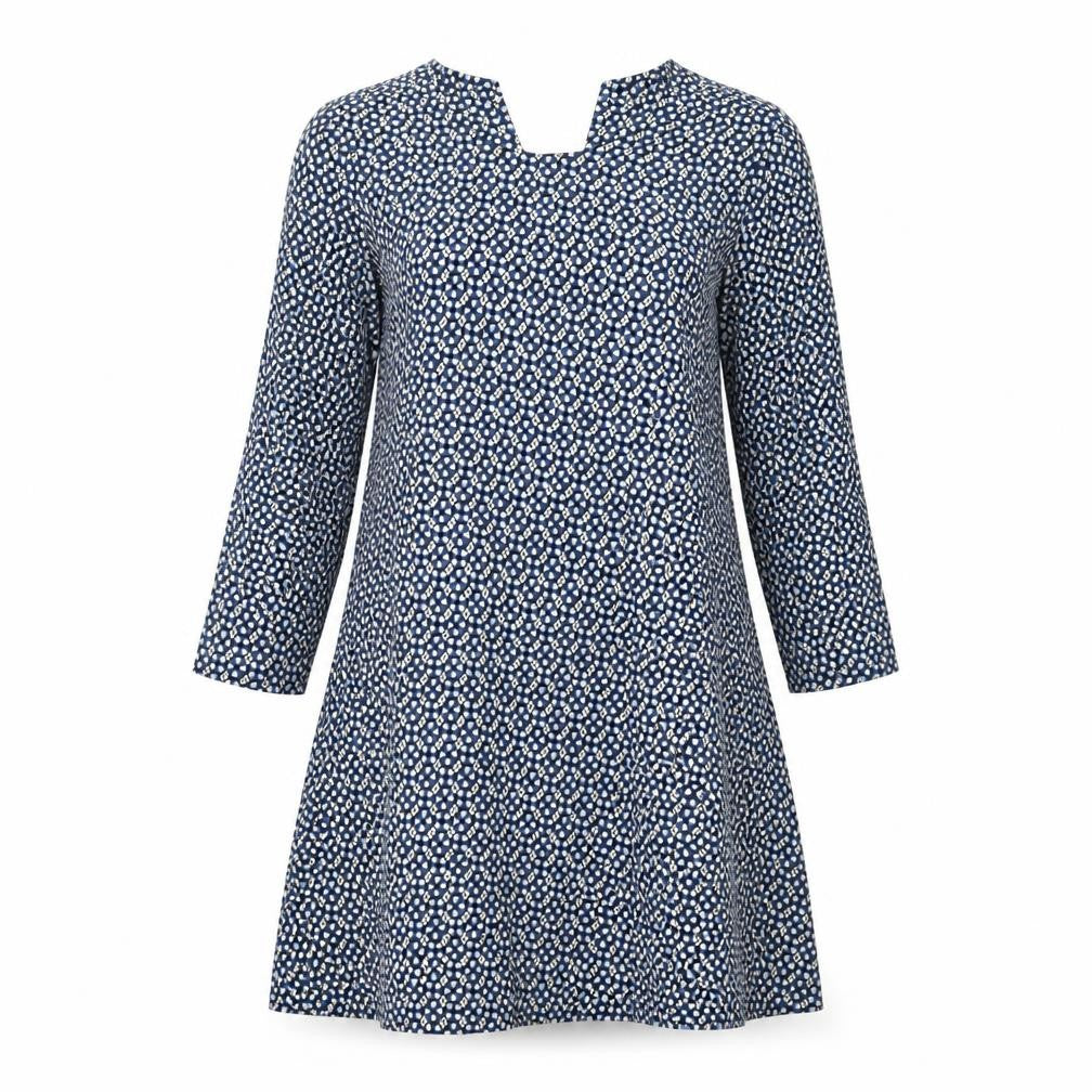 H&M Womens Blue Floral  A-Line  Size 10