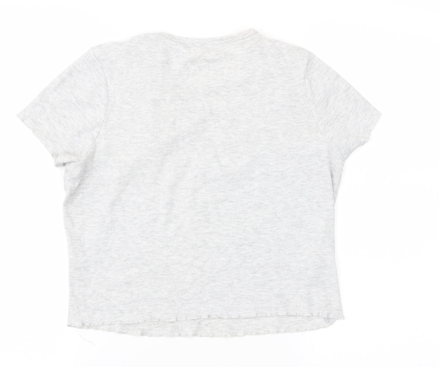 George Womens Grey   Basic T-Shirt Size 10