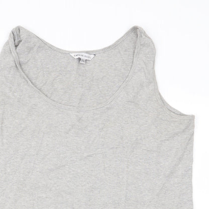 Preloved Capsule Womens Grey   Basic Tank Size 22 - Detail