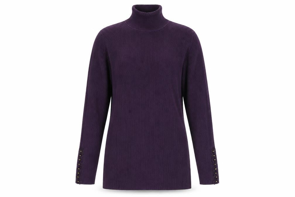 Together Womens Purple   Pullover Jumper Size 12