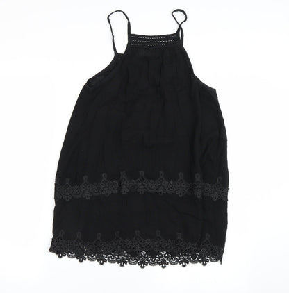 Miss Selfridge Womens Black   Basic Tank Size 8