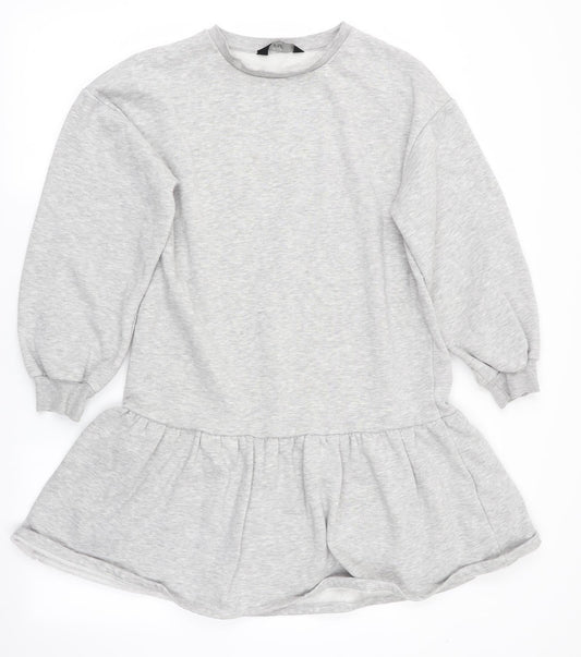 Florence and Fred Womens Grey   Fit & Flare  Size 8  - Sweatshirt Dress