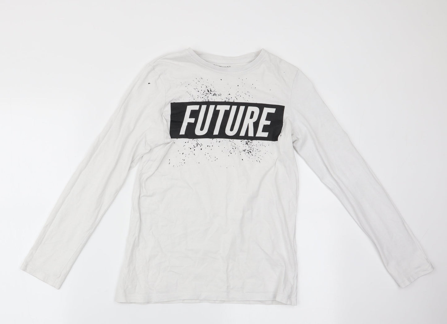 Primark Girls White   Basic Casual Size 11-12 Years  - Future