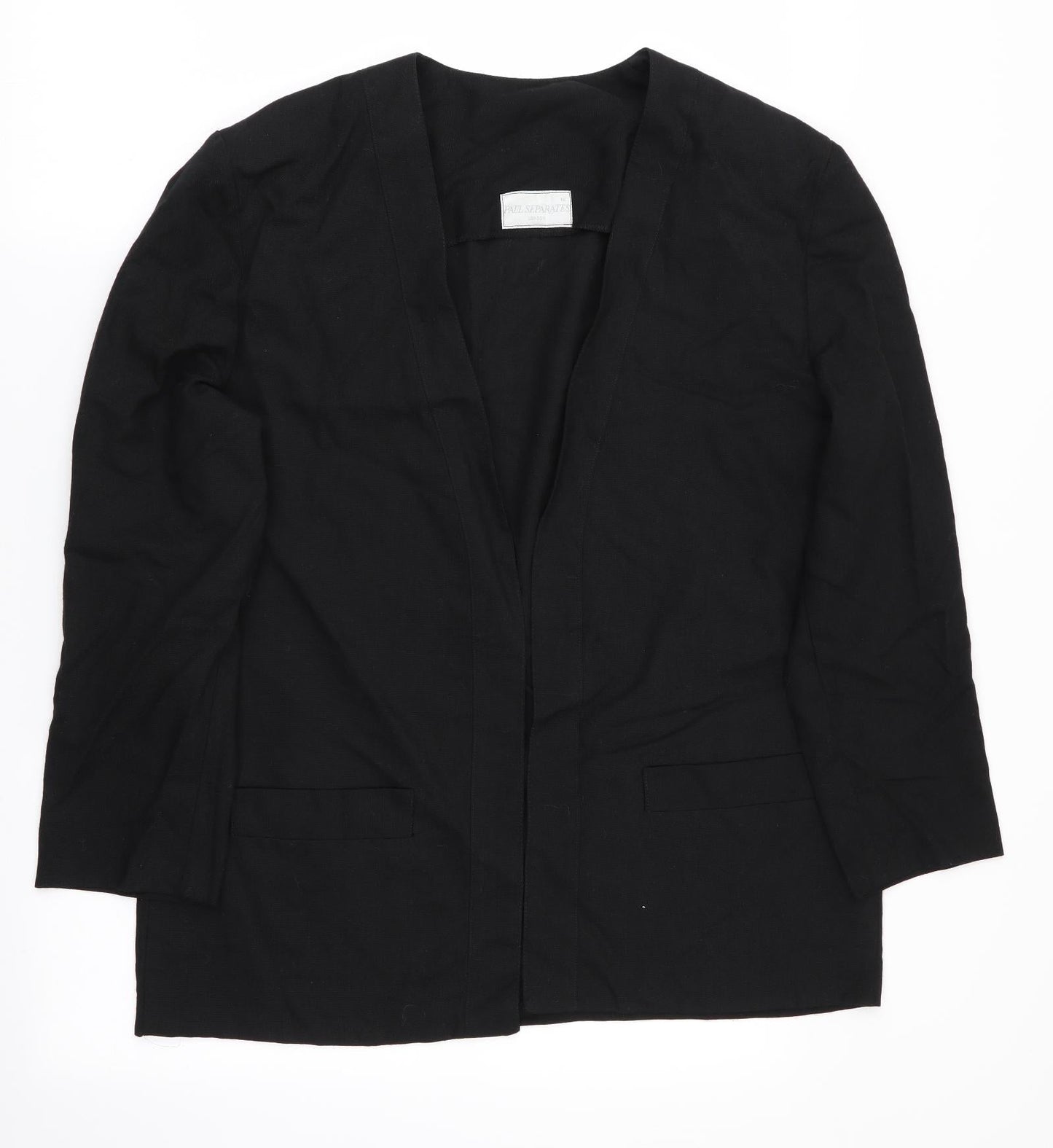 Paul Separates Womens Black   Jacket Coat Size 16