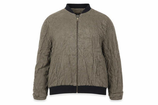 Atmosphere Womens Green   Bomber Jacket Coat Size 18  - Suede Effect