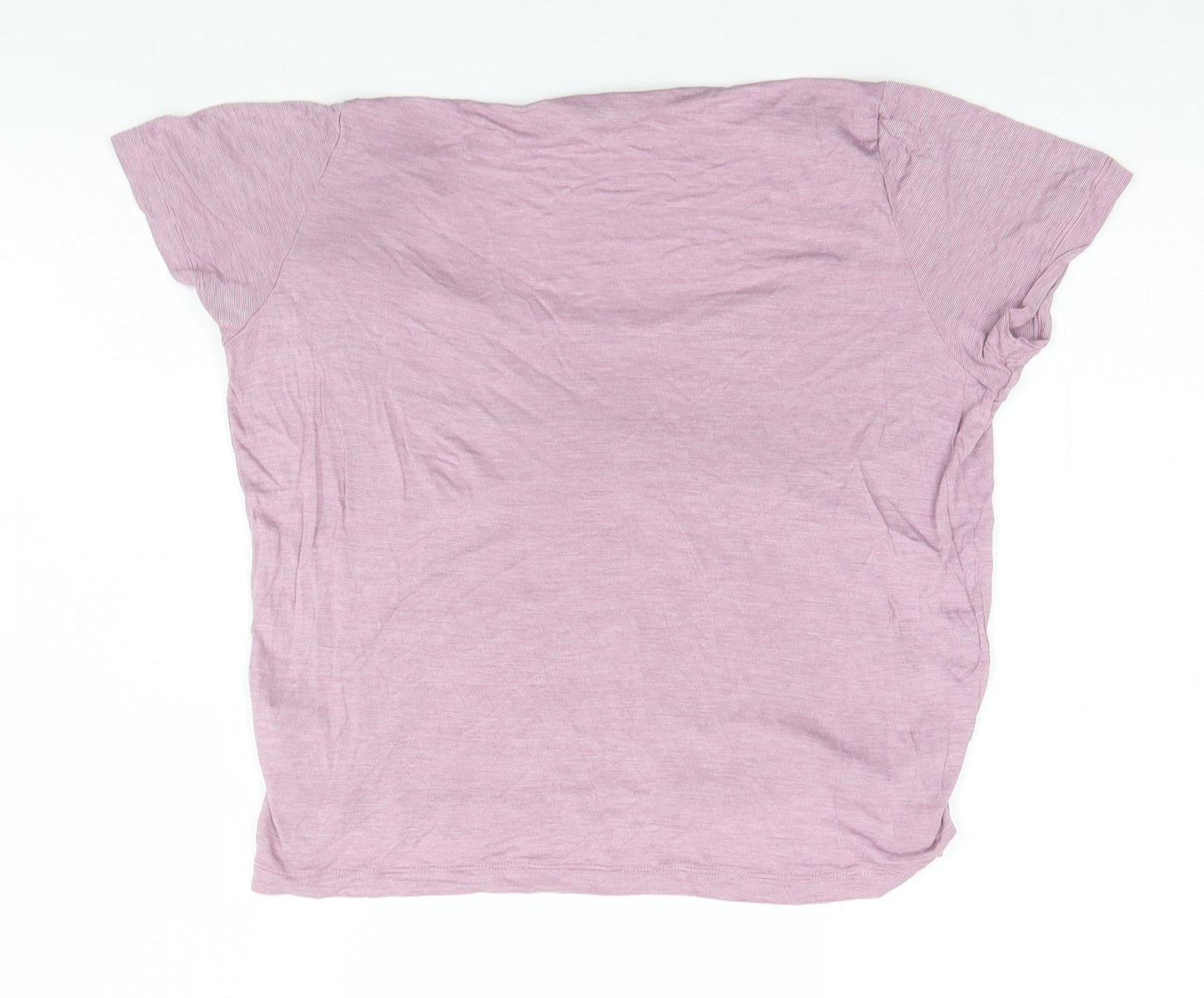 Marks and Spencer Womens Pink   Basic T-Shirt Size 14