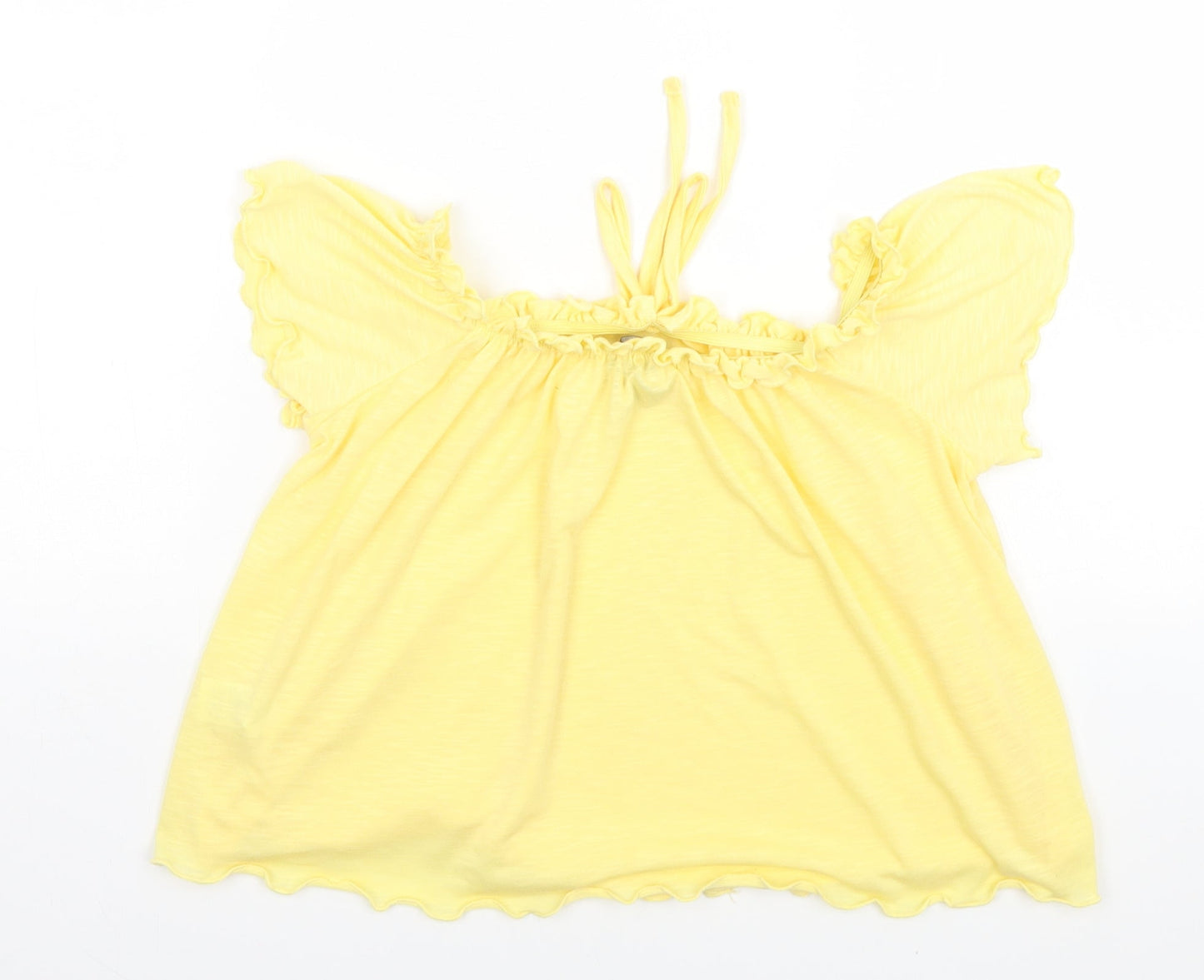 Primark Womens Yellow    Polo Size 10