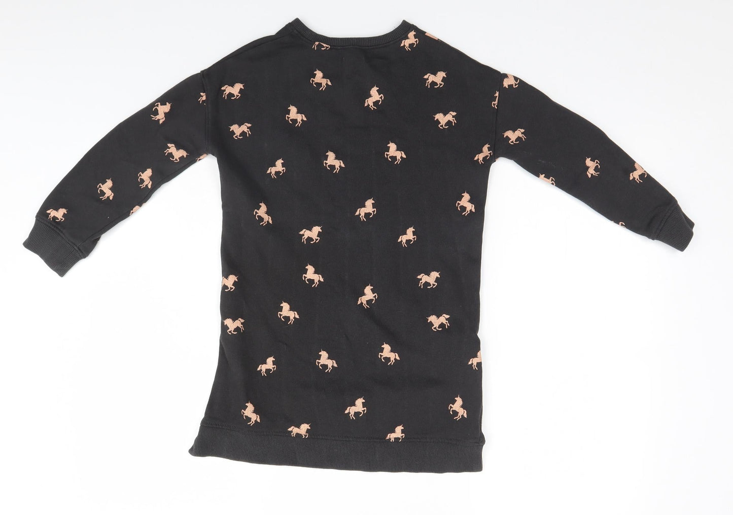 NEXT Womens Brown Animal Print  Pullover Jumper Size 8  - Unicorns