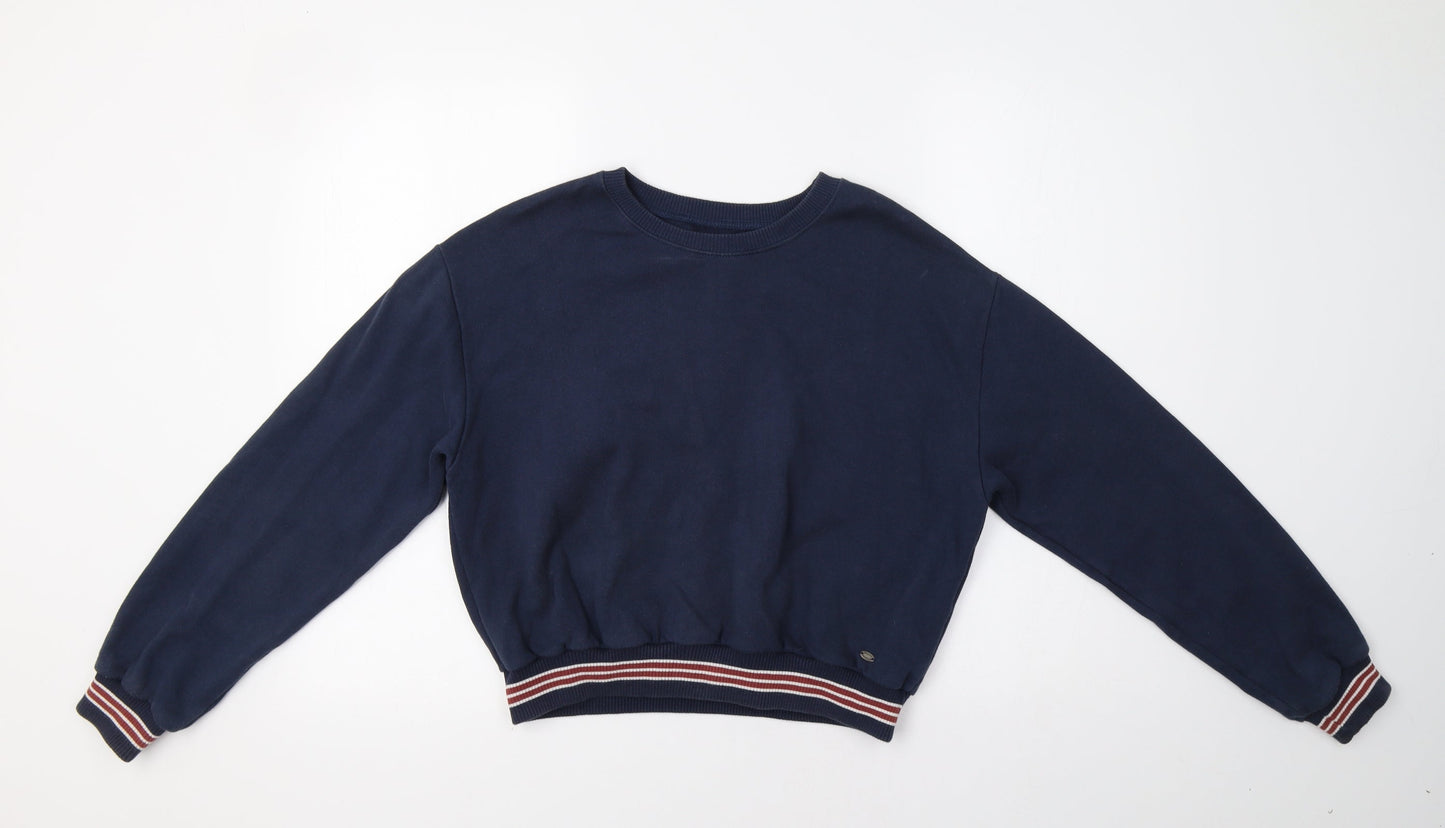 Pull & Bear Womens Blue   Pullover Sweatshirt Size M