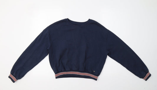 Pull & Bear Womens Blue   Pullover Sweatshirt Size M