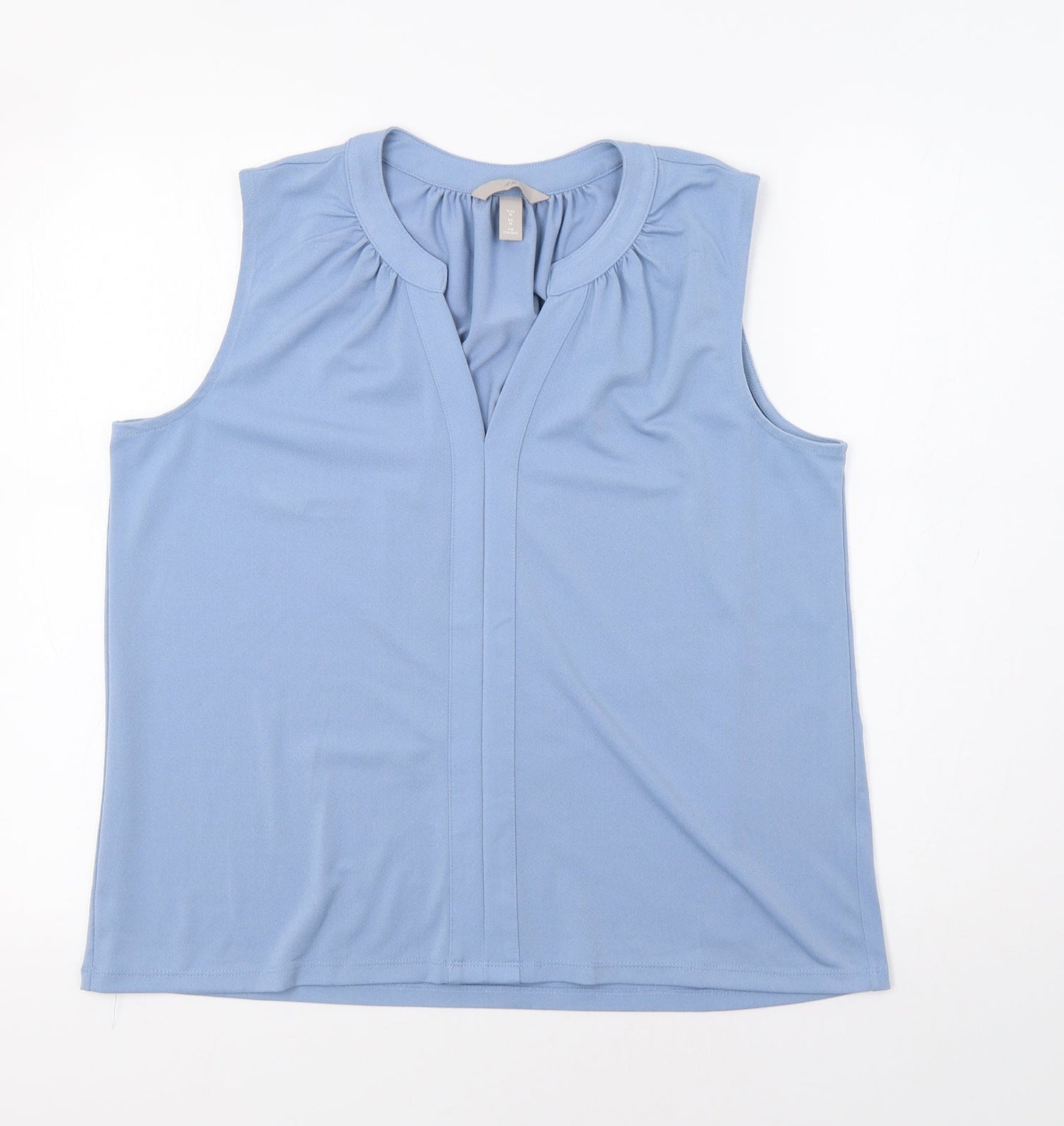H&M Womens Blue   Basic Blouse Size M