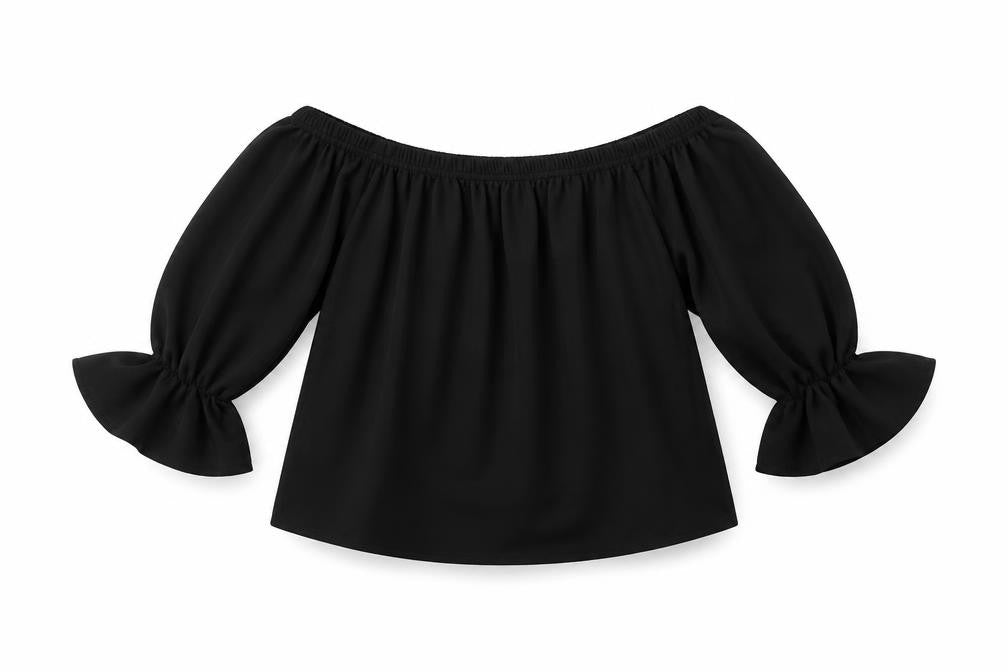 Glamour Babe Womens Black   Basic Blouse Size M