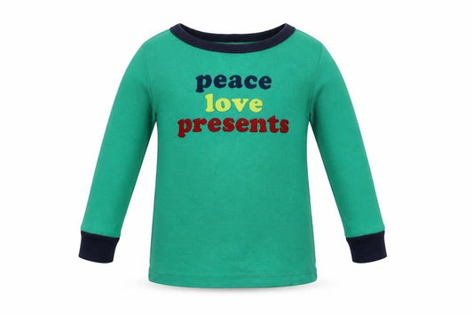 Gymboree Girls Green   Basic T-Shirt Size 3 Years  - Christmas Top