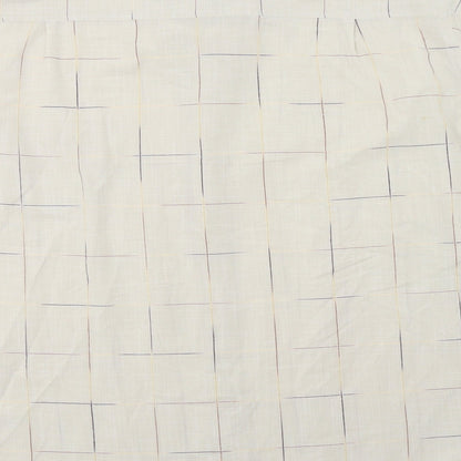 Jupiter Mens Beige Check   Button-Up Size L