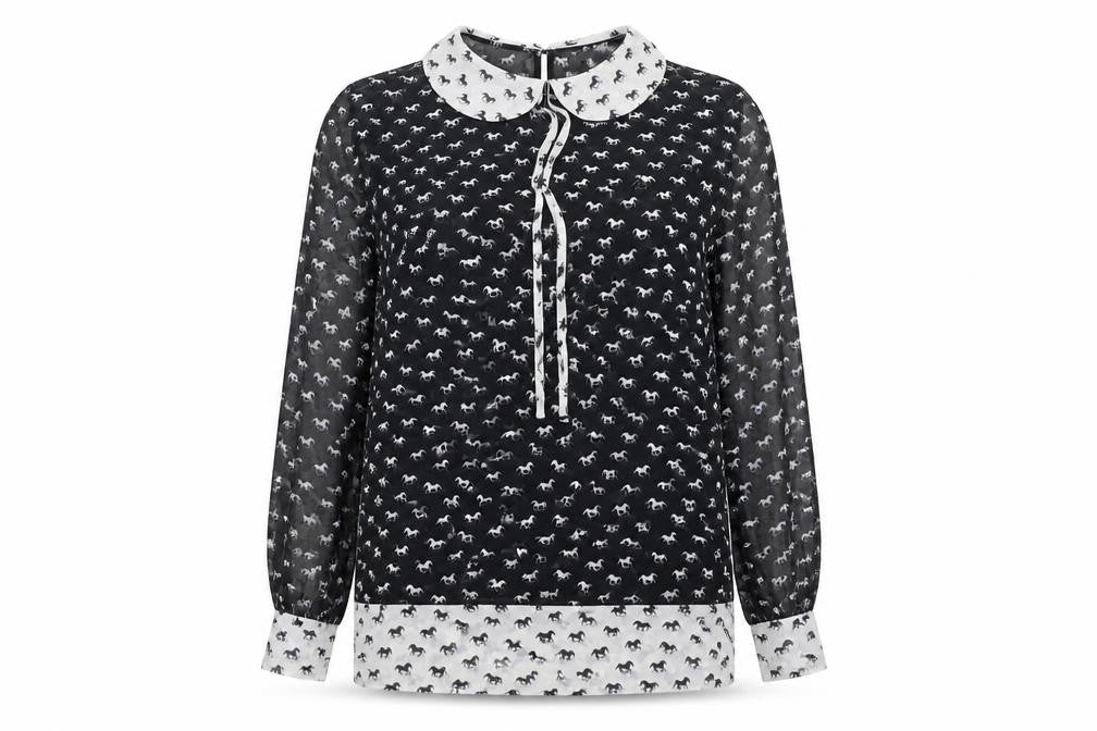 Be Beau Womens Black   Basic Blouse Size 12