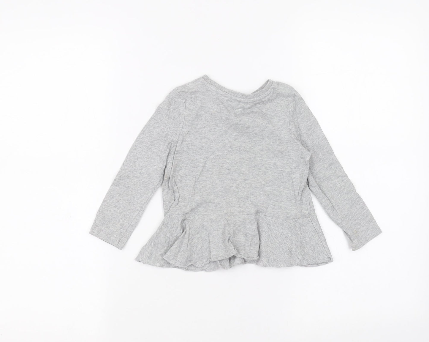 Very Girls Grey   Basic T-Shirt Size 2-3 Years