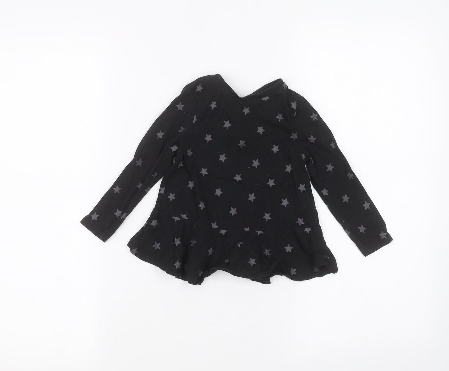 Very Girls Black   Basic T-Shirt Size 2-3 Years